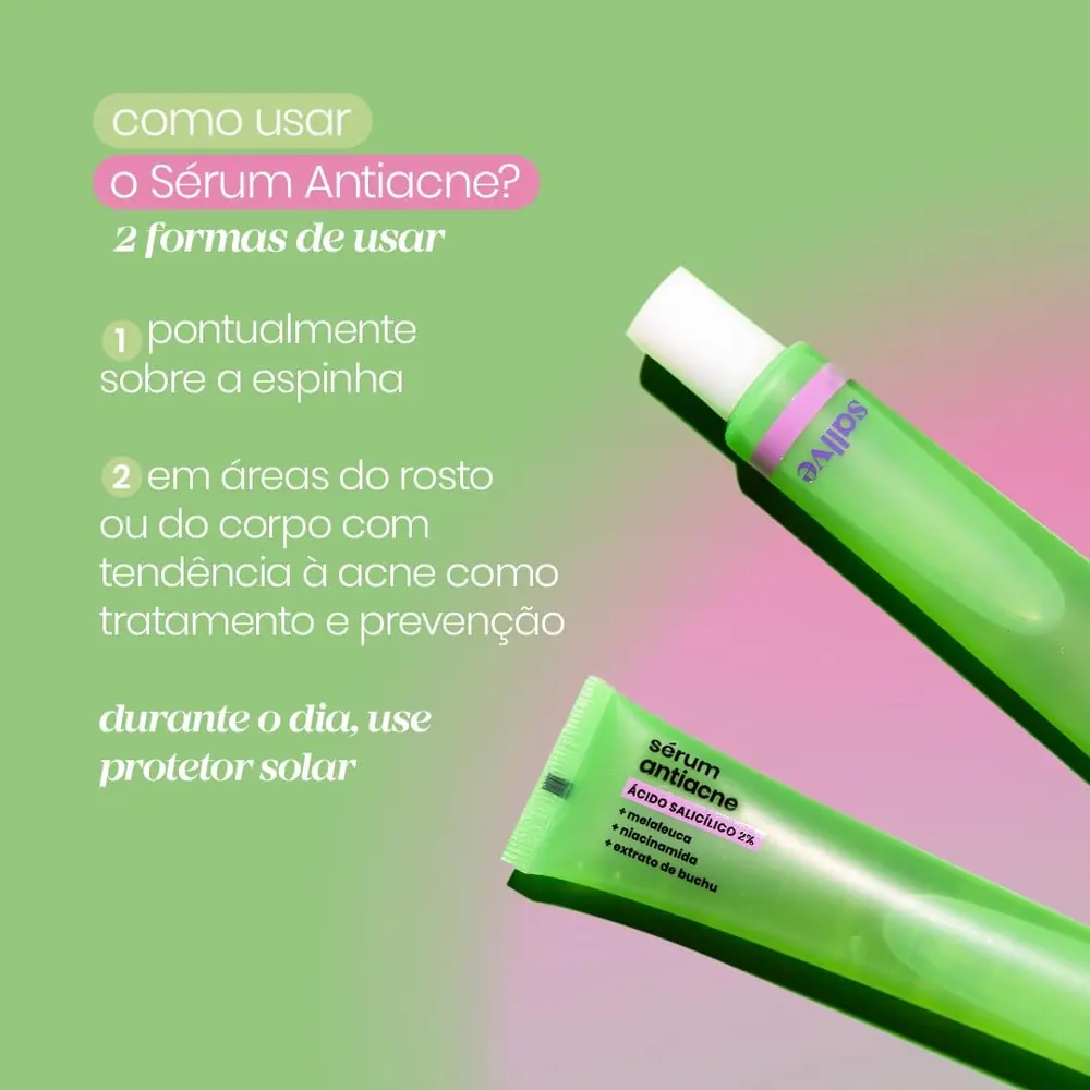 Sallve Sérum Antiacne com Ácido Salicílico 2% 35g