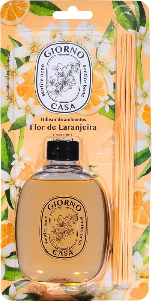 Giorno Casa Difusor de Varetas Flor de Laranjeira 150ml