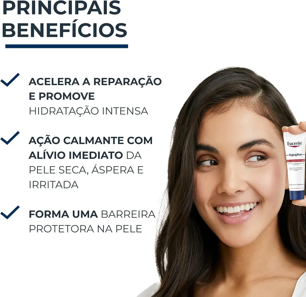 Eucerin Aquaphor Pomada Reparadora Duopack - Kit 2 x 9g