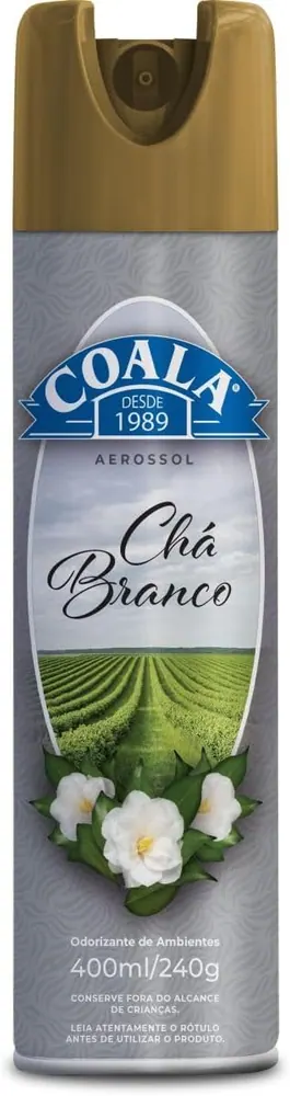 Coala Odorizador de Ambiente Aerossol Chá Branco 400ml