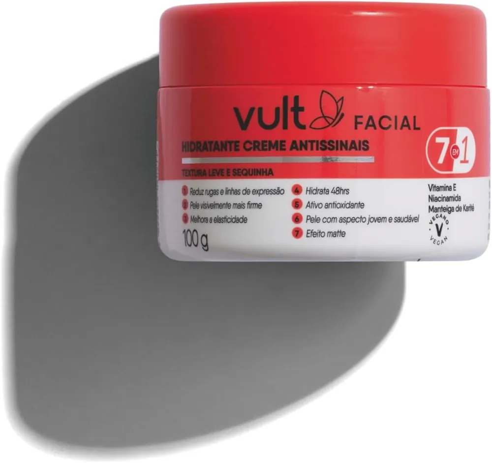 Vult Creme Facial Antissinais 100g