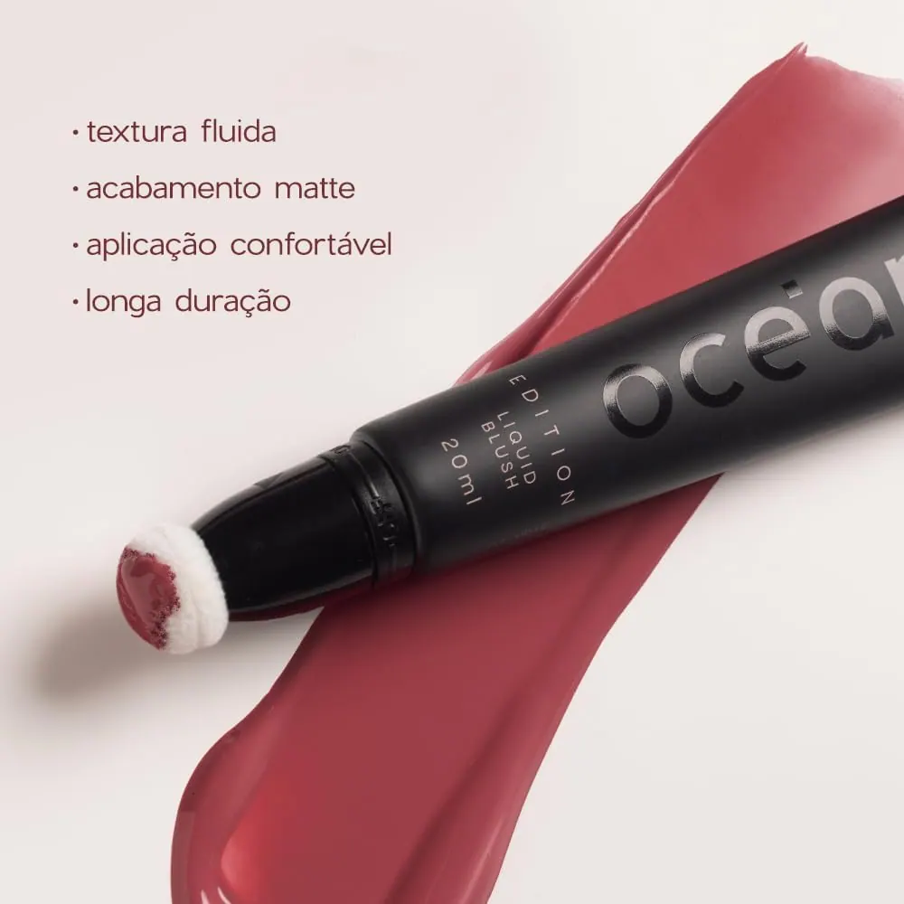 Océane Edition Blush Líquido Liquid Blush Raspberry (Rosa Escuro) 20ml