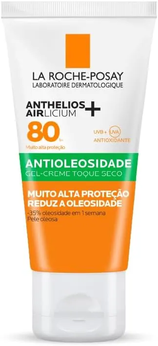 La Roche-Posay Anthelios Airlicium Protetor Solar Facial Antioleosidade FPS 80