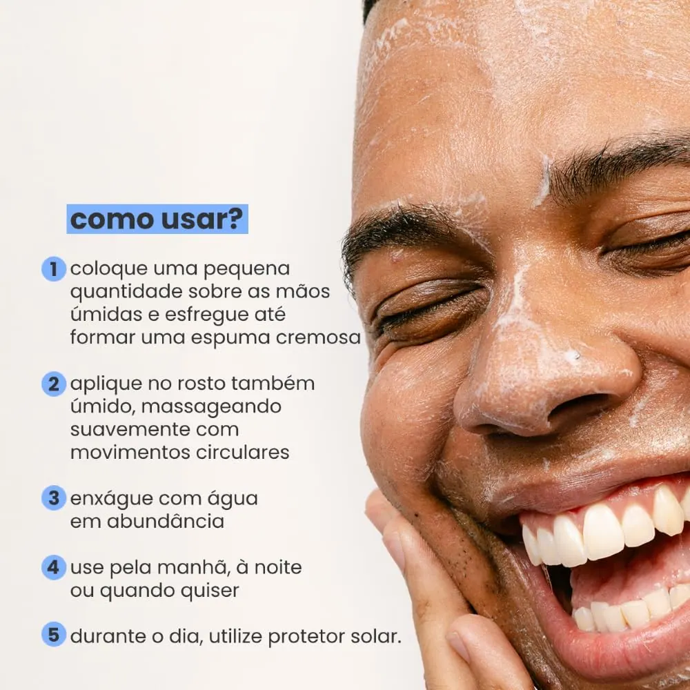 Sallve Limpador Facial Antioleosidade com Ácido Glicólico e Niacinamida - Refil 240ml