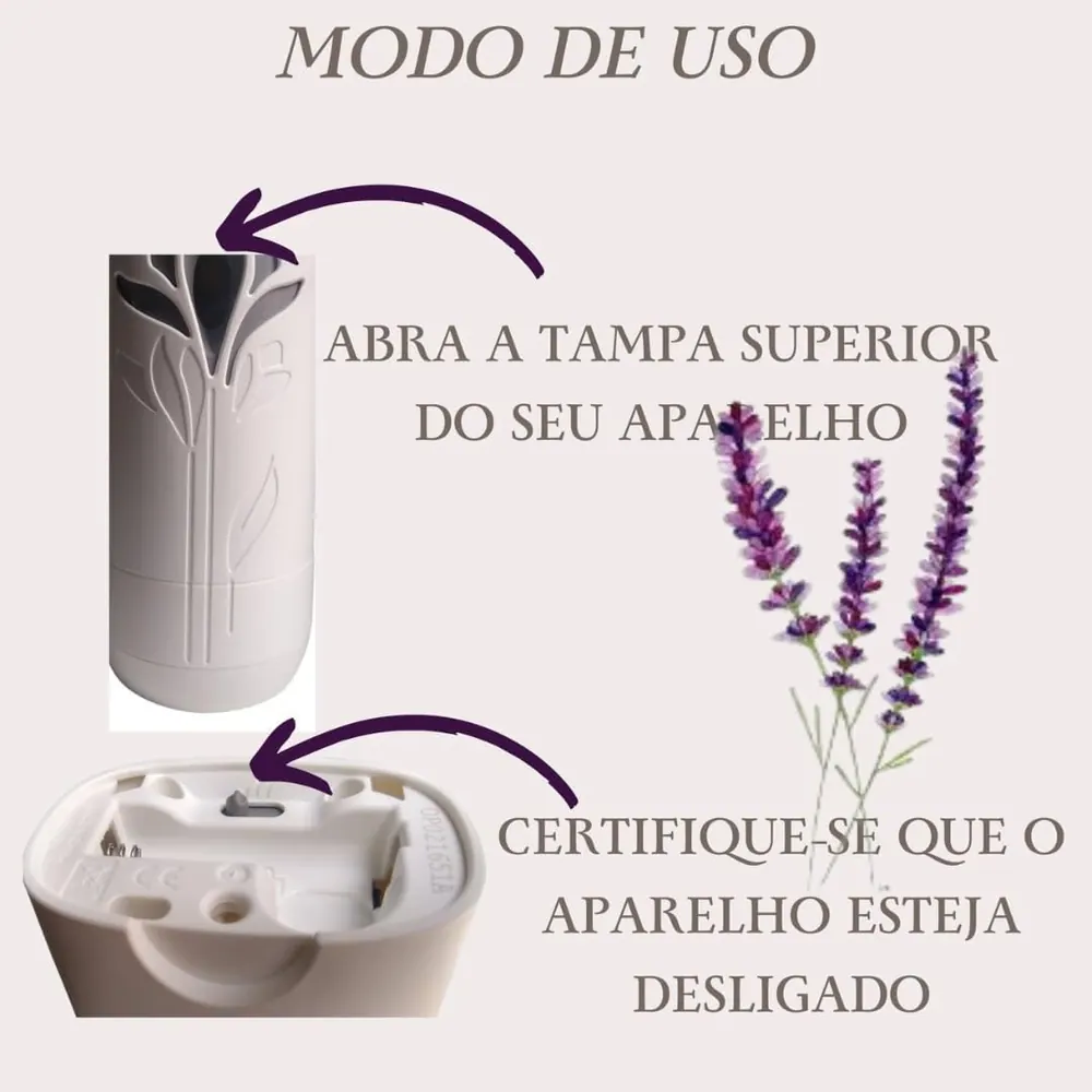 Bom Ar Freshmatic Aromatizador Automático Campos de Lavanda - Aparelho + Refil 250ml