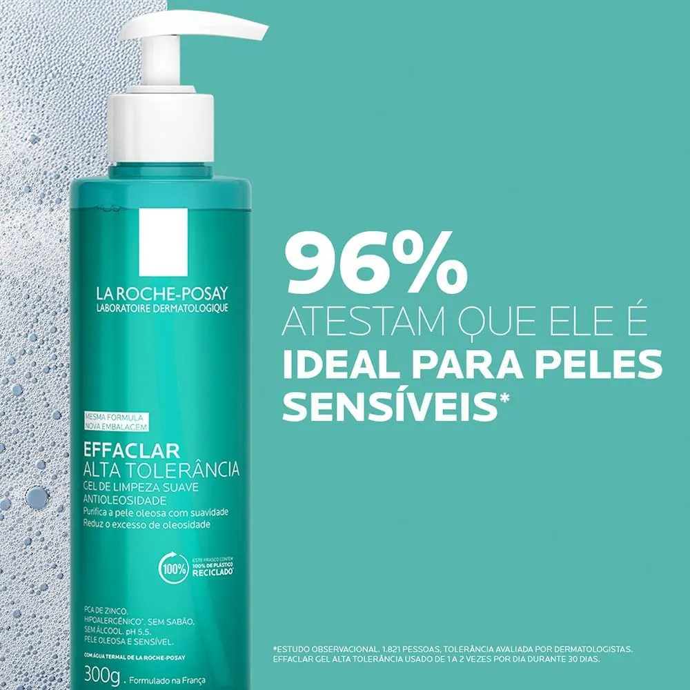 La Roche-Posay Effaclar Alta Tolerância Gel de Limpeza Facial - Refil 240g