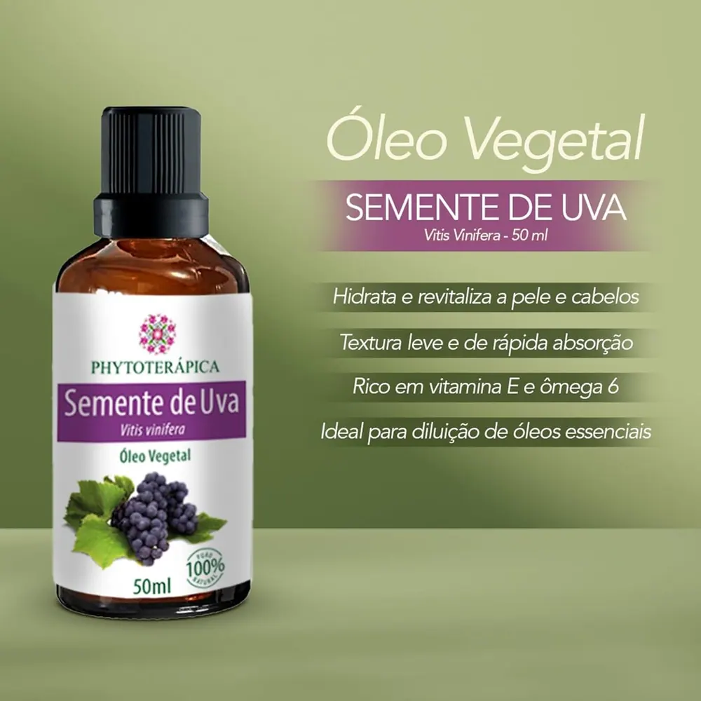 Phytoterápica Óleo Vegetal de Semente de Uva 50ml