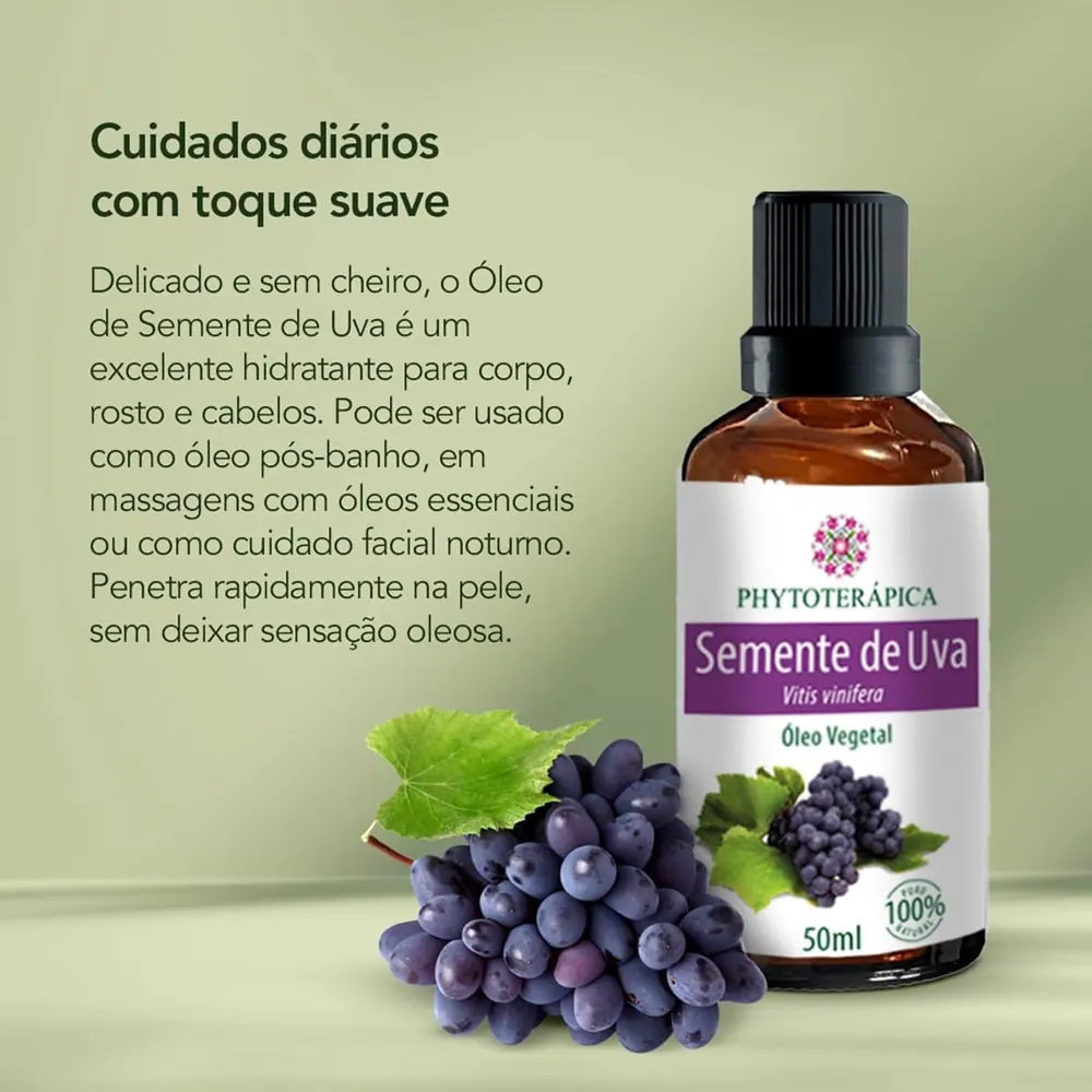 Phytoterápica Óleo Vegetal de Semente de Uva 50ml
