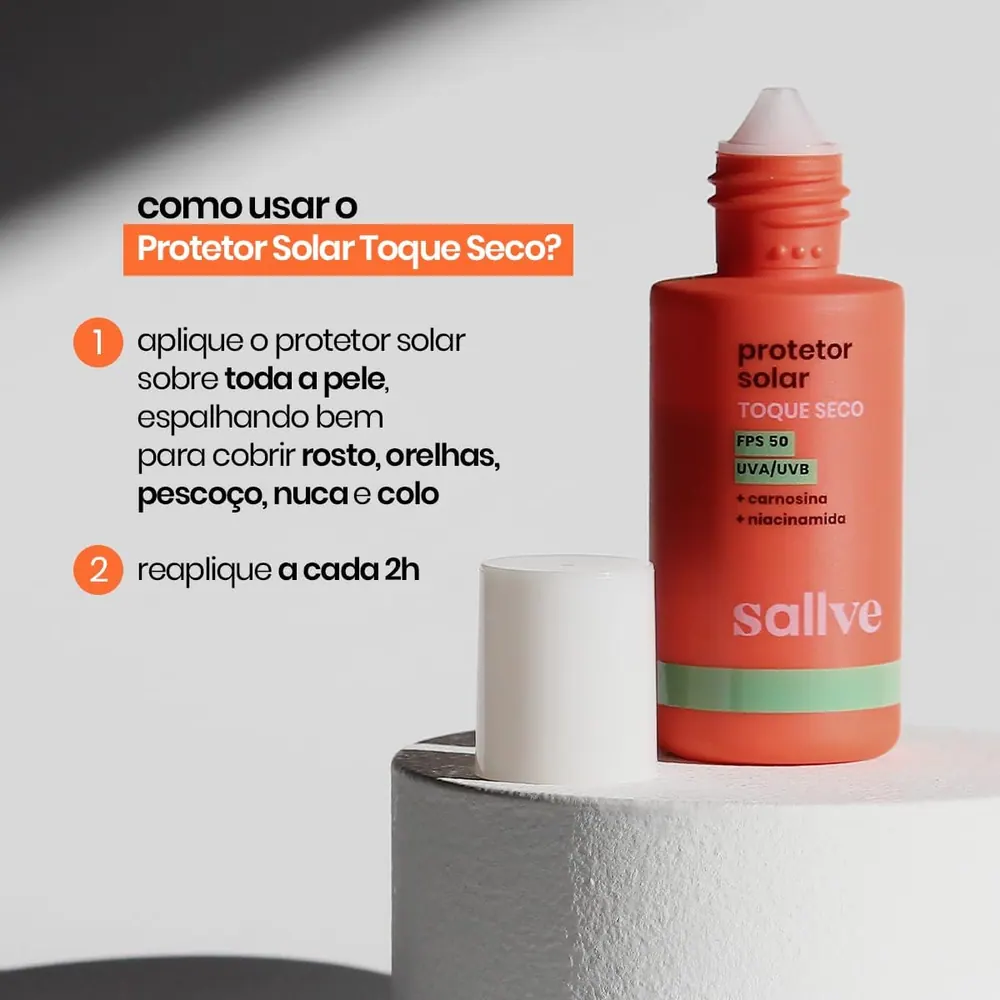 Sallve Protetor Solar Toque Seco FPS 50