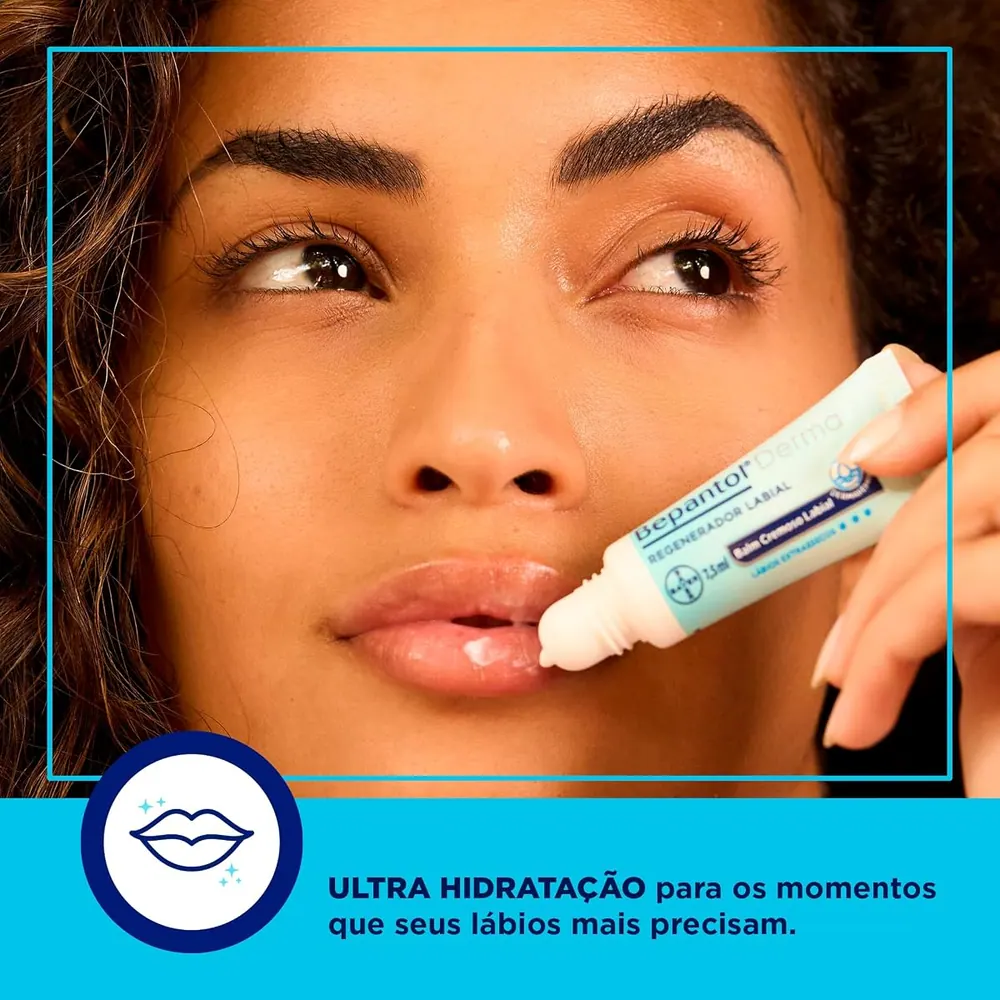 Bepantol Derma Hidratante Labial para Lábios Secos 7,5ml