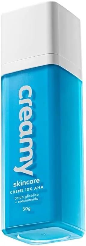 Creamy Skincare Ácido Glicólico 10% Creme Facial Noturno 30g