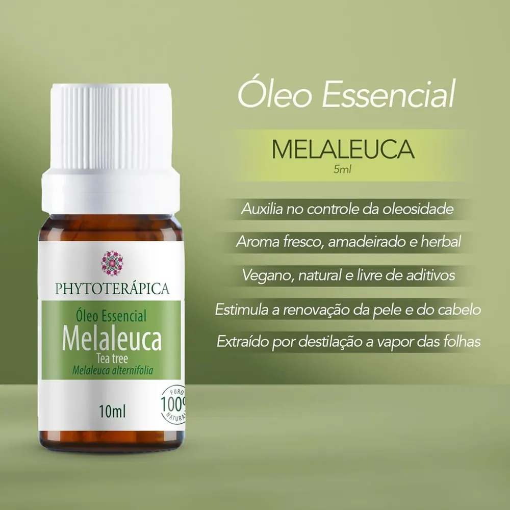 Phytoterápica Óleo Essencial de Melaleuca (Tea Tree) 10ml