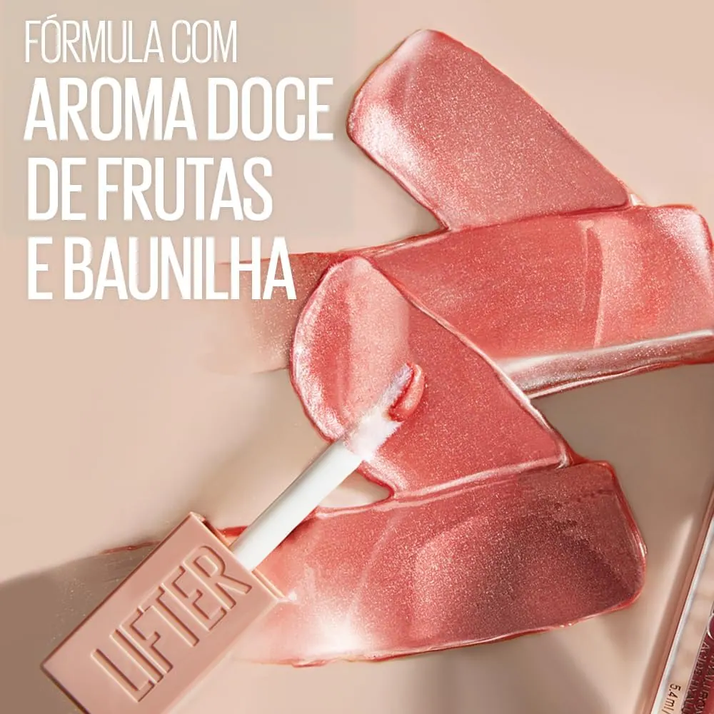 Maybelline NY Lifter Gloss Brilho Labial com Ácido Hialurônico Cor Moon 5,4ml