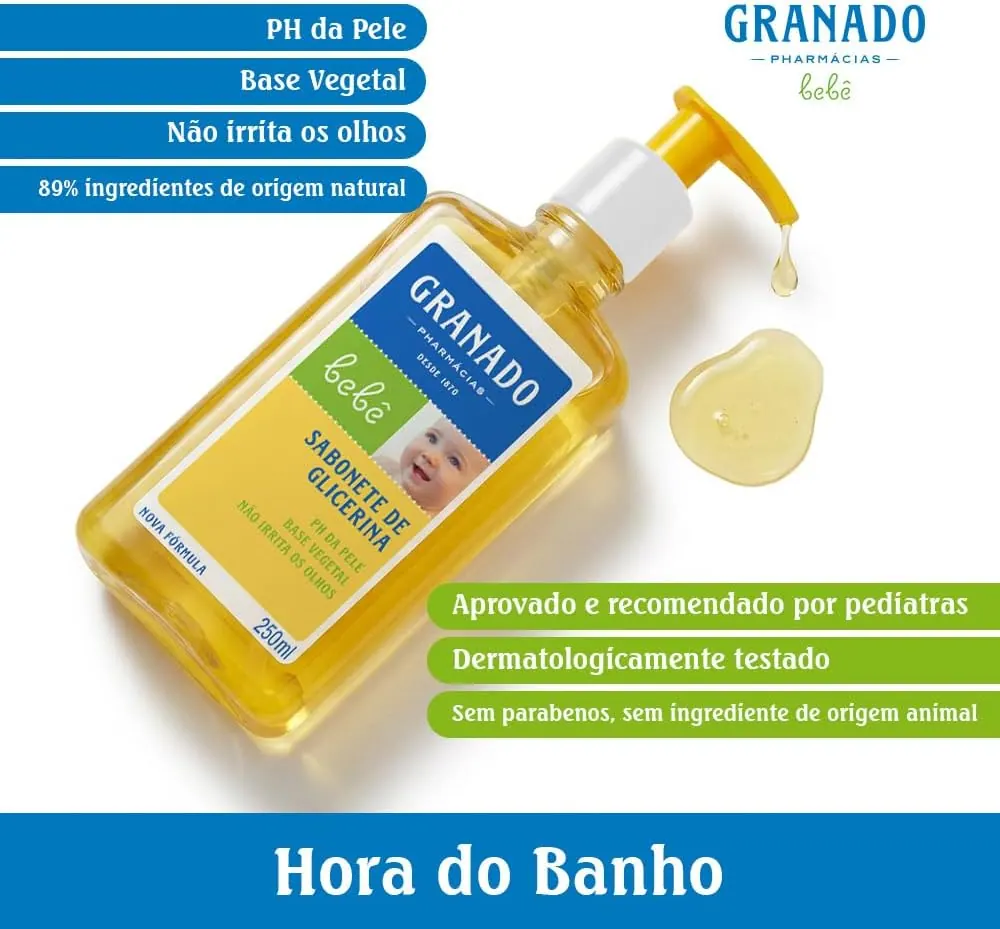 Granado Bebê Sabonete Líquido Glicerinado Tradicional 250ml