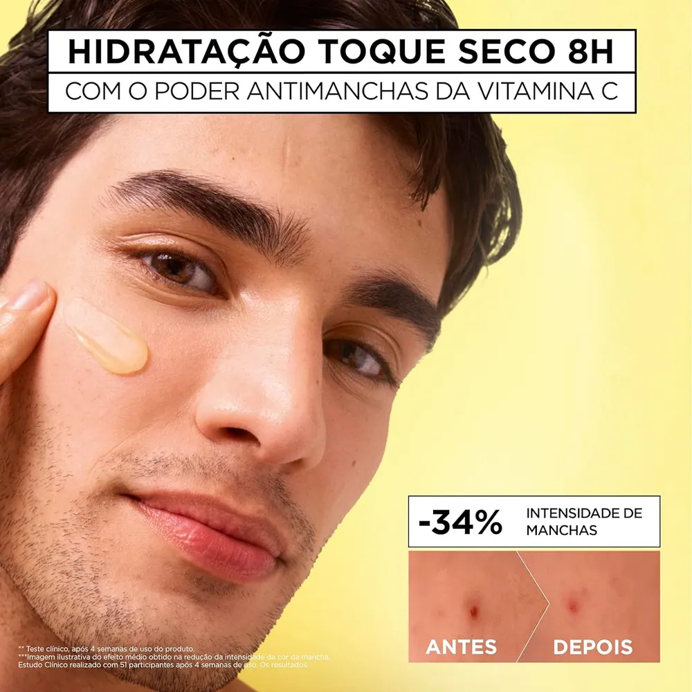Garnier Hidratante Facial Uniform & Matte Toque Seco 85g
