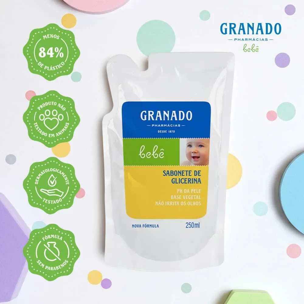 Granado Bebê Sabonete Líquido Glicerinado Tradicional - Refil 250ml
