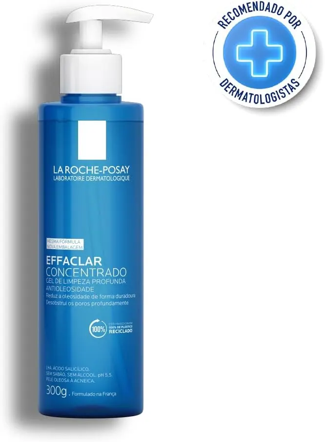 La Roche-Posay Effaclar Gel Concentrado de Limpeza Facial 300ml