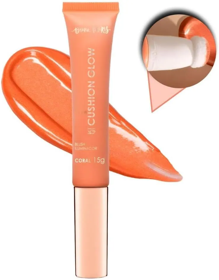 Bruna Tavares BT Cushion Glow Blush Líquido Coral