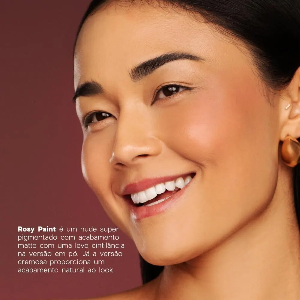 Océane Edition Duo Blush Cremoso e em Pó Rosy Paint (Nude) 10,2g
