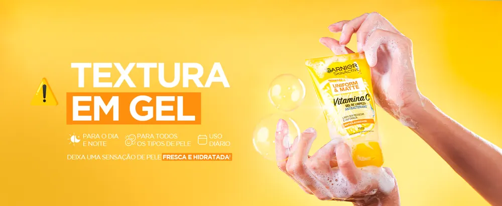 Garnier Uniform & Matte Gel de Limpeza Facial - imagem 5