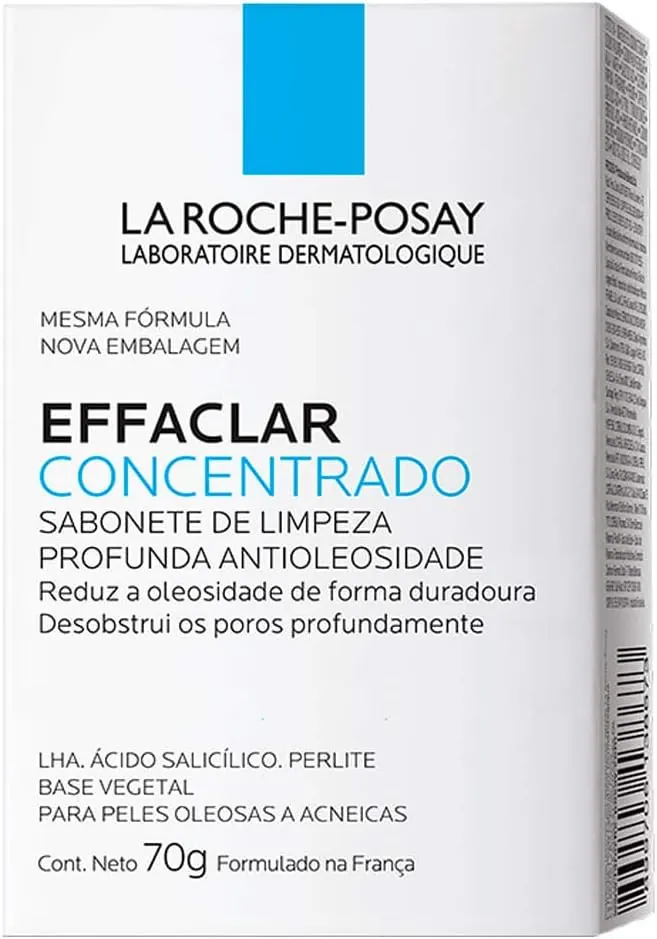 La Roche-Posay Effaclar Concentrado Sabonete Facial em Barra 70g