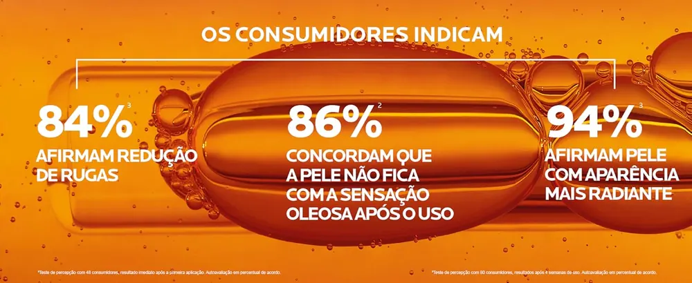 Resultados do Pure Vitamin C12 Oil Control