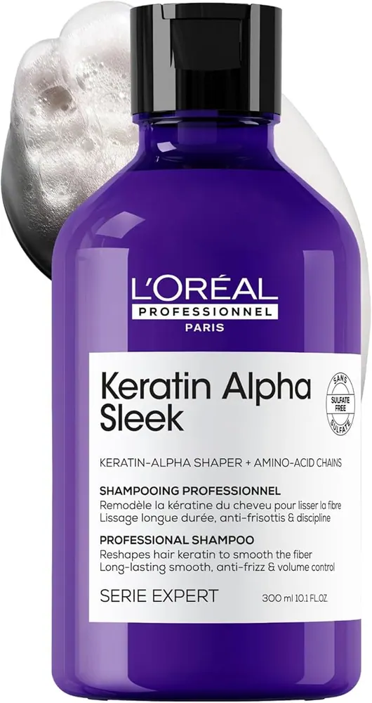 L'Oréal Professionnel Keratin Alpha Sleek Shampoo 300ml