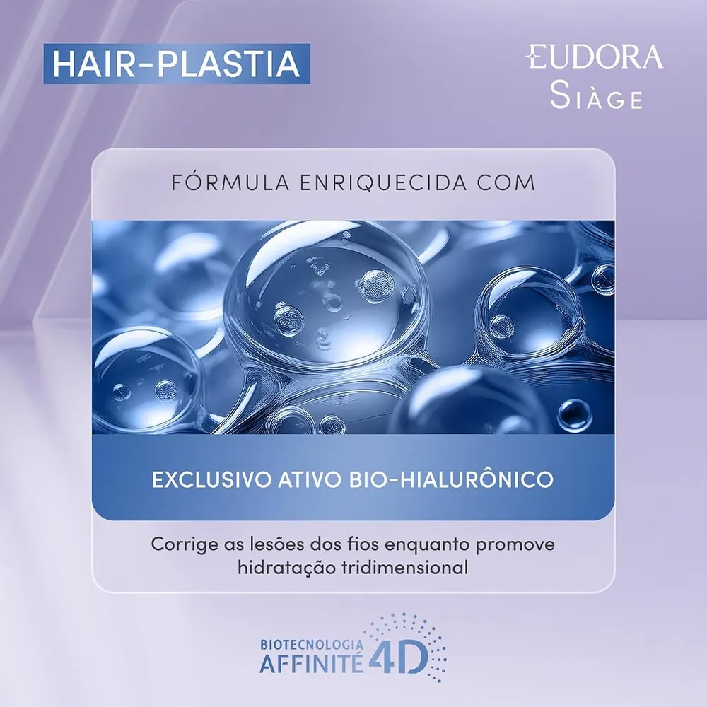 Eudora Siàge Hair-Plastia Máscara Capilar 250g
