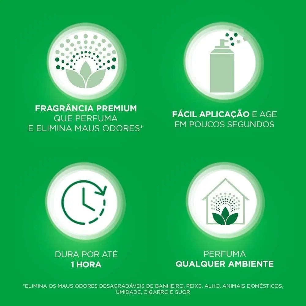 Bom Ar Aromatizador Aerossol Lavanda 360ml