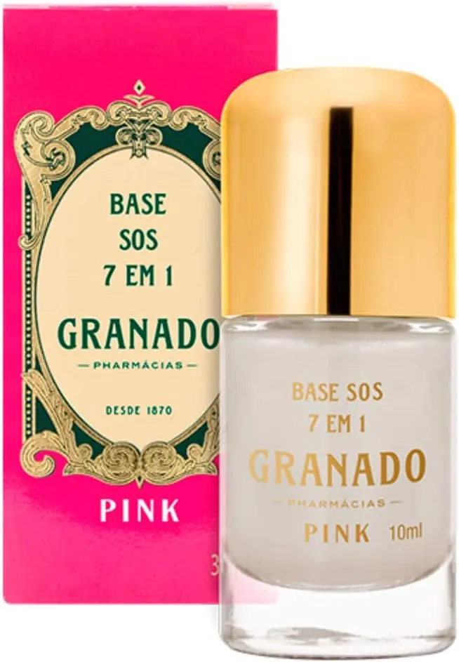 Granado Pink Base Fortalecedora SOS 7 em 1 para Unhas 10ml