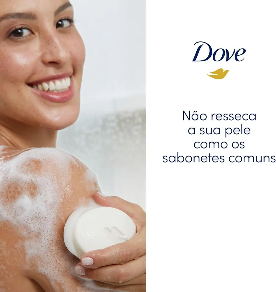 Dove Sabonete em Barra Pele Sensível - Kit 6 x 90g