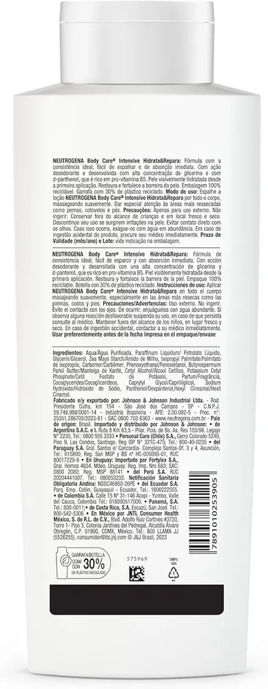 Neutrogena Hidrata&Repara Creme Hidratante Corporal - Kit 2 x 400ml