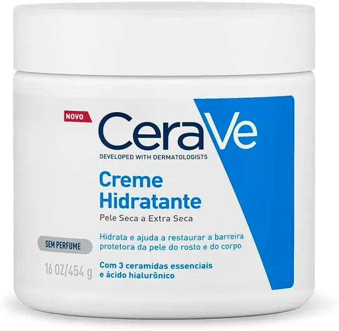 CeraVe Creme Hidratante Corporal Pele Seca a Extra Seca 453g