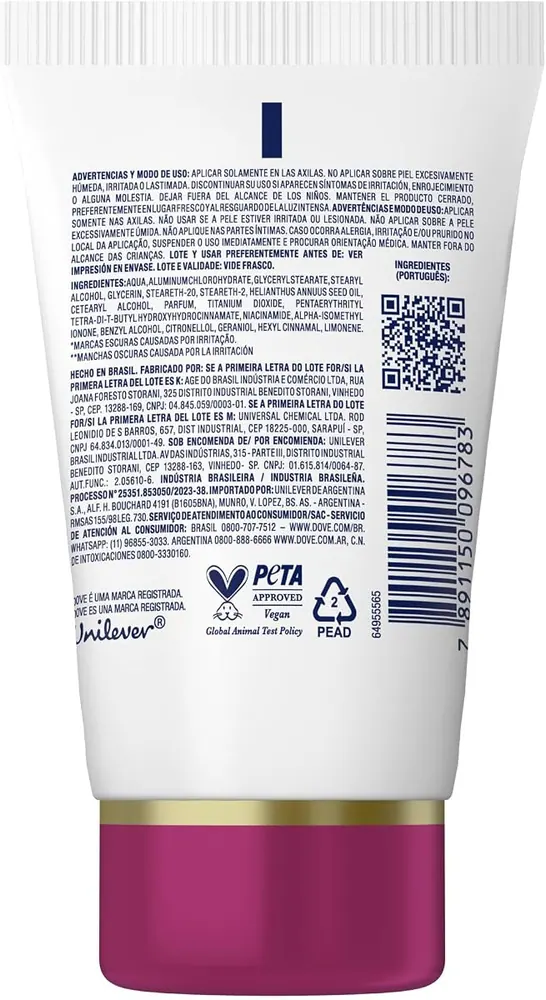 Dove Desodorante Antitranspirante em Creme Sérum 50g