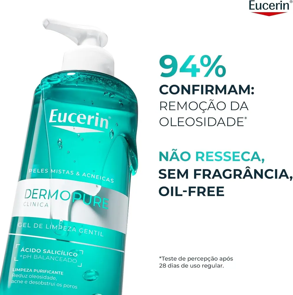 Eucerin Dermopure Clinical Gel de Limpeza Gentil 200ml