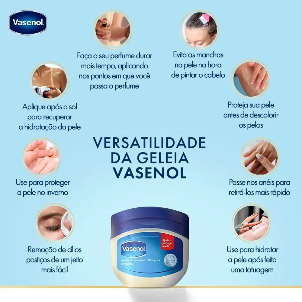 Vasenol Geleia de Vaselina Original 100g