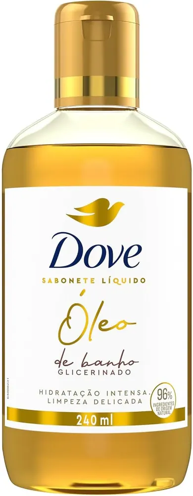 Dove Sabonete Líquido Óleo de Banho Glicerinado 240ml