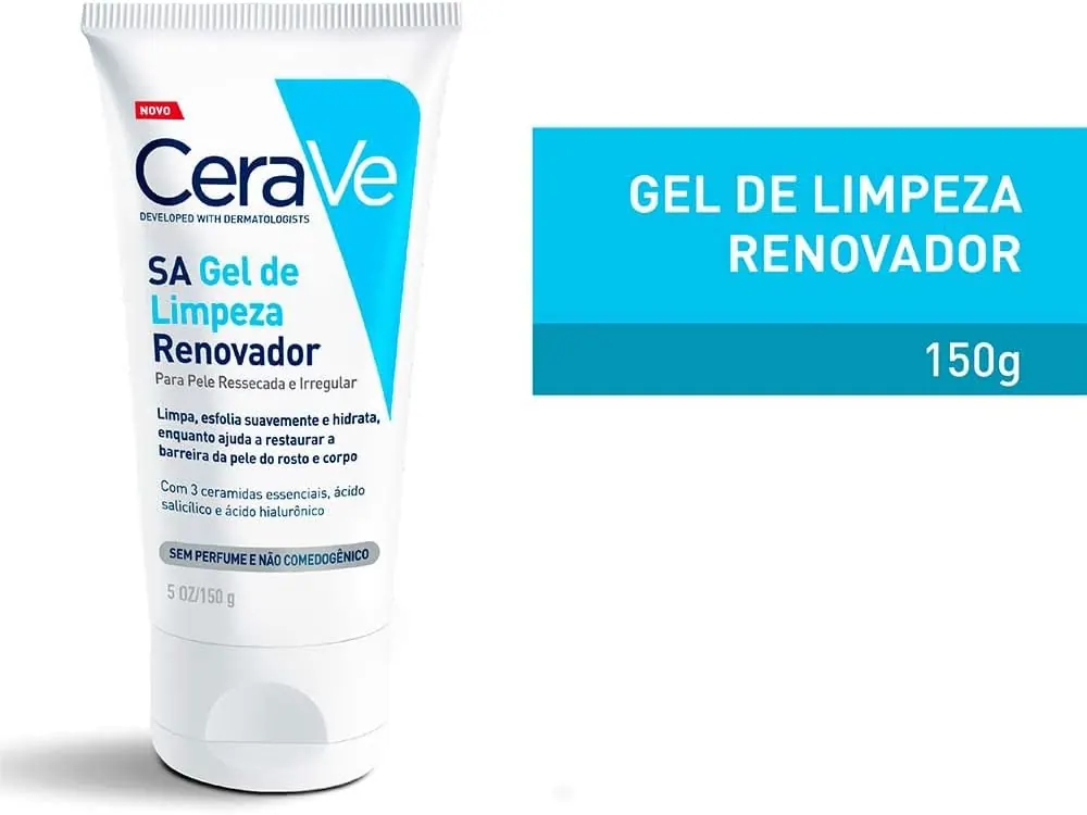 CeraVe SA Gel de Limpeza Renovador com Ácido Salicílico 150g