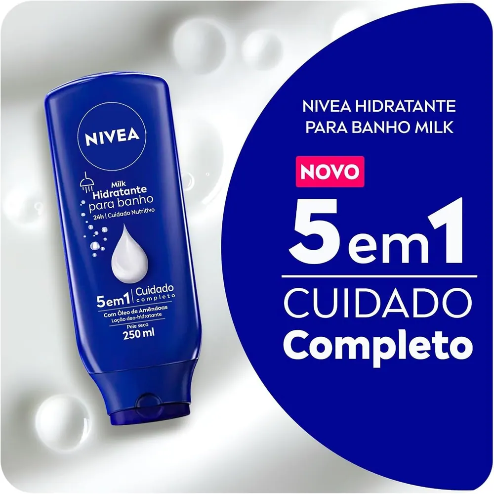 NIVEA Hidratante para Banho Milk 250ml