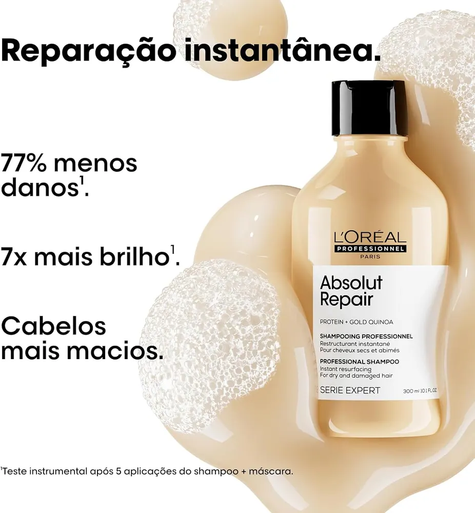 L'Oréal Professionnel Absolut Repair Shampoo Refil 240ml Serie Expert