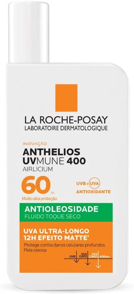 La Roche-Posay Anthelios UVmune 400 Airlicium Protetor Solar Facial FPS 60 Sem Cor 40ml