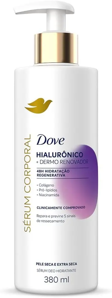 Dove Sérum Hidratante Corporal Dermo Renovador Hialurônico 380ml