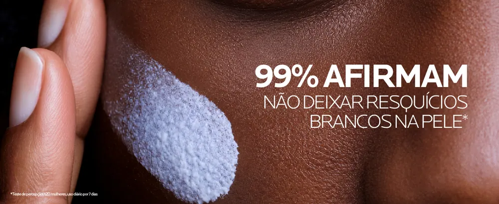 Controle da oleosidade com acabamento matte