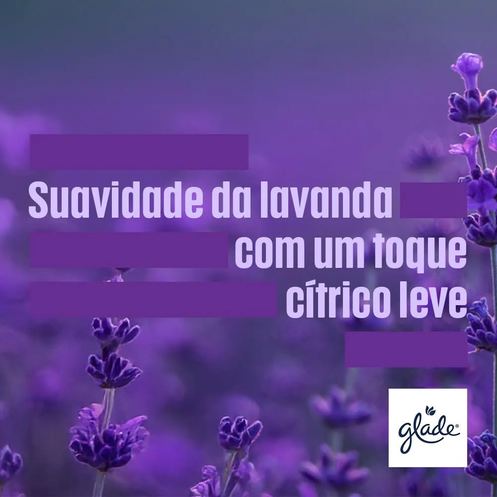 Glade Aromatizador de Ambiente Aerossol Lavanda 360ml