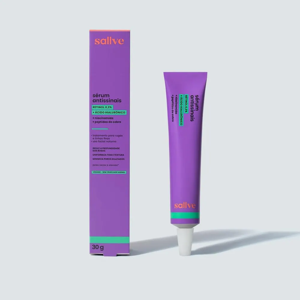 Sallve Sérum Antissinais com Retinol 30g