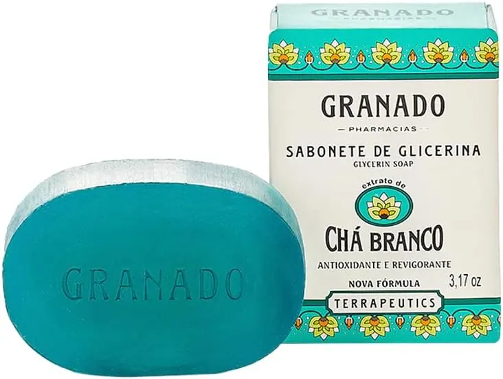 Granado Sabonete em Barra Terrapeutics Chá Branco - Kit 12 x 90g