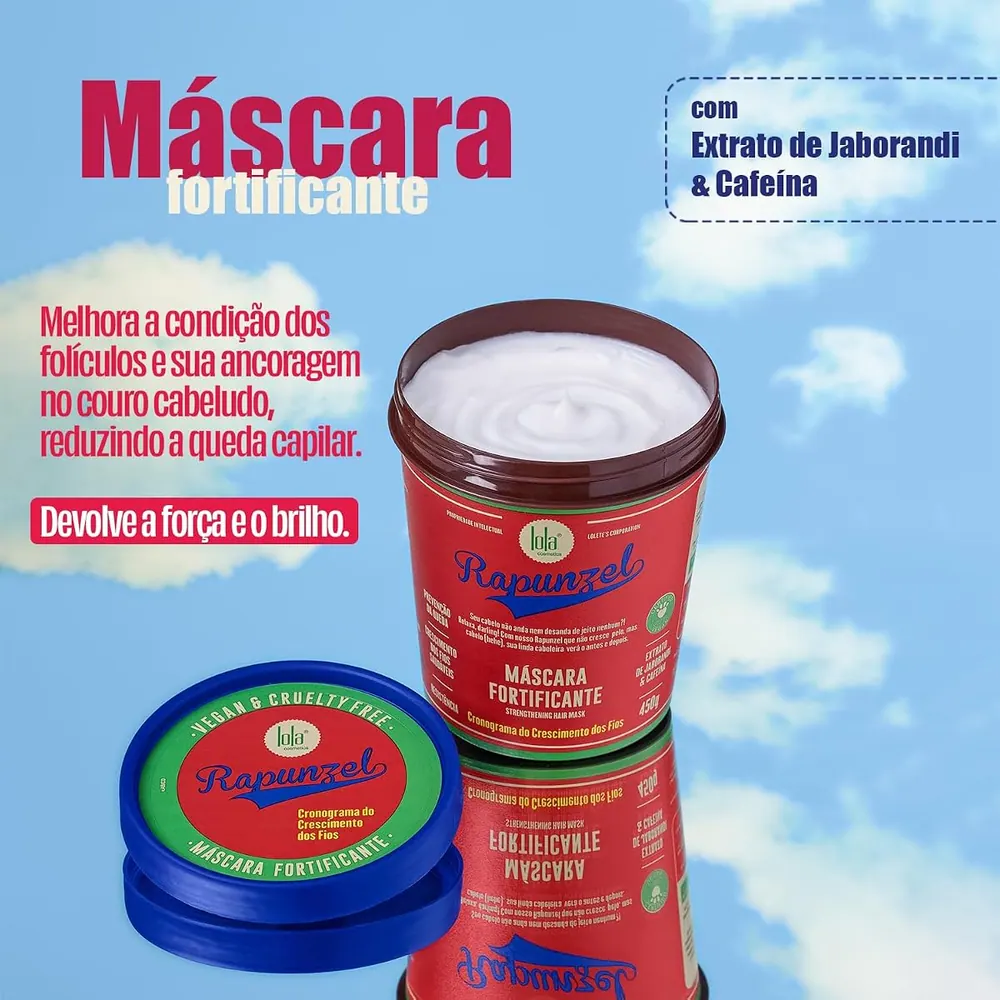 Lola Cosmetics Rapunzel Máscara de Tratamento 450g