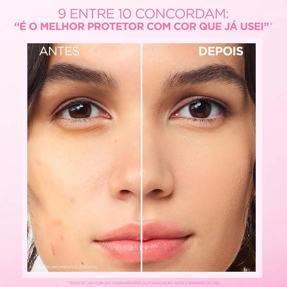 L'Oréal Paris Solar Expertise Efeito Make Up Protetor Facial FPS 70 Cor 2.0 30g