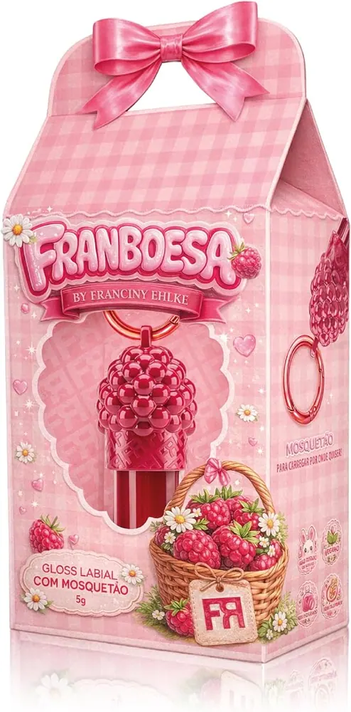 Fran by Franciny Ehlke Gloss Labial FRANboesa Cor Framboesa