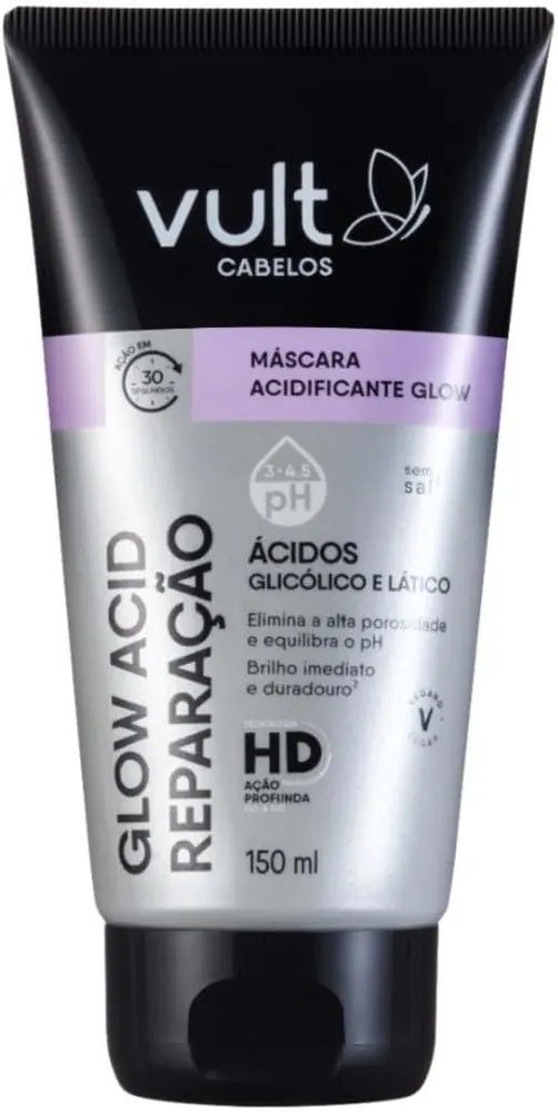 Vult Máscara Capilar Glow Acid Reparação 150ml